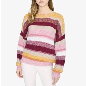 Sanctuary Blur the Lines Stripe Crewneck Sweater